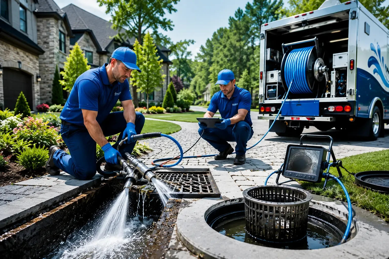 Local outdoor drain cleaning professionals in Easton, IL