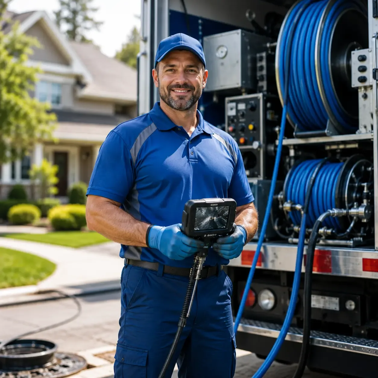 Local outdoor drain cleaning specialists in Easton, IL